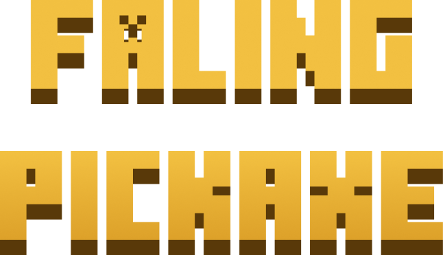 Falling Pickaxe — падающая кирка, слот в стиле Майнкрафт